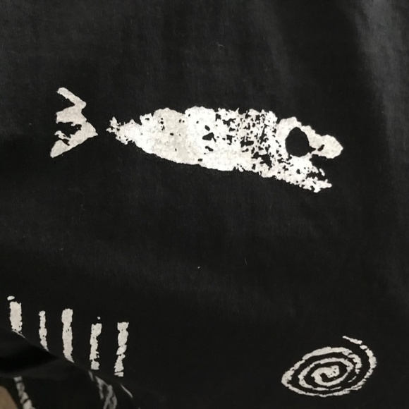 M. Mac Vermont Country Store Cotton Rock Fish Midi Dress Short Sleeve w/ Pockets - Picture 5 of 5